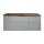 Gardeon 290L Brown Outdoor Storage Box with Lockable Lid, Weather-Resistant PP Material, Wheels & Handles for Easy Use