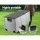 Gardeon 290L Outdoor Storage Box - Weather-Resistant Black PP, Lockable, with Wheels & Handles for Easy Mobility
