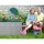 Gardeon 290L Green Outdoor Storage Box - Weather-Resistant, Lockable, Easy-Assembly Polypropylene Shed with Wheels