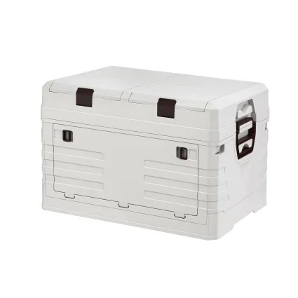 Gardeon 40L Foldable Outdoor Storage Box – Durable PP Material, Dual-Layer, 3-Way Access, Portable & Space-Saving Design