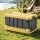 Gardeon Collapsible Outdoor Storage Box 60L Stackable Folding Organiser with Interlocking Lid Yellow