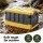 Gardeon Collapsible Outdoor Storage Box 60L Stackable Folding Organiser with Interlocking Lid Yellow