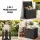 Gardeon Outdoor Storage Box 118L Lockable Rattan-Texture Garden Tool Toy Container for Indoor Outdoor Use Black