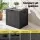Gardeon Outdoor Storage Box 118L Lockable Rattan-Texture Garden Tool Toy Container for Indoor Outdoor Use Black