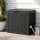 Gardeon Outdoor Storage Box 118L Lockable Rattan-Texture Garden Tool Toy Container for Indoor Outdoor Use Black