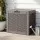 Gardeon Outdoor Storage Box 118L Lockable Rattan-Texture Brown for Garden Patio and Household Essentials