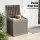 Gardeon Outdoor Storage Box 118L Lockable Rattan-Texture Brown for Garden Patio and Household Essentials