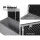 Gardeon 490L Lockable Outdoor Storage Box - Weather-Resistant PP, Bench Seat, Ideal for Tools & Toys, Black/Grey