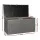 Gardeon 680L Lockable Outdoor Storage Box & Garden Bench, Weather-Resistant, Black, Seats 2 Adults, Easy Assembly