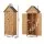 Gardeon Outdoor Storage Cabinet Tool Organiser with 3 Tiers Natural Fir Wood PVC Roof