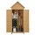 Gardeon Outdoor Storage Cabinet Tool Organiser with 3 Tiers Natural Fir Wood PVC Roof