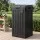 Gardeon Outdoor Patio Trash Can 110L with Removable Ashtray, Hinged Lid, Textured Panel and Black PP Body