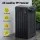 Gardeon Outdoor Patio Trash Can 110L with Removable Ashtray, Hinged Lid, Textured Panel and Black PP Body