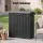 Gardeon Outdoor Dual Compartment Rubbish Bin 220L Durable Polypropylene Black with Side Ashtray