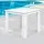 Gardeon Wooden Coffee Side Table - Eco-Friendly Hemlock, 44.6x44.6x40.5cm, Indoor/Outdoor Use, Smooth Edges, White