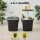 Gardeon 2-in-1 Portable Outdoor Bar Table with 15L Ice Bucket and Built-in Bottle Opener for Camping Black