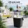 Gardeon 2-in-1 Portable Outdoor Bar Table with 15L Ice Bucket and Built-in Bottle Opener for Camping Black