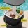 Gardeon 2-in-1 Portable Outdoor Bar Table with 15L Ice Bucket and Built-in Bottle Opener for Camping Black