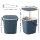 Gardeon 2-in-1 Portable Outdoor Bar Table Cooler with 15L Ice Bucket, Bottle Opener and Ice Tongs Blue
