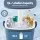 Gardeon 2-in-1 Portable Outdoor Bar Table Cooler with 15L Ice Bucket, Bottle Opener and Ice Tongs Blue
