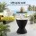 Gardeon Portable Outdoor Cooler Bar Table 30L Adjustable Top Black Ice Bucket Cocktail Side Table for Patio