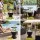 Gardeon Portable Outdoor Cooler Bar Table 30L Adjustable Top Black Ice Bucket Cocktail Side Table for Patio