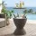 Gardeon Outdoor Cooler Bar Table 30L Adjustable Top Brown with Ice Bucket and Drainage Plug 48cm Diametre