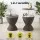 Gardeon Outdoor Cooler Bar Table 30L Adjustable Top Brown with Ice Bucket and Drainage Plug 48cm Diametre