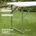 Gardeon 123cm Folding Table Portable Fold‑in‑Half HDPE Top Powder‑Coated Steel Frame Adjustable Height