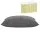 Artiss 3-in-1 Corduroy Bean Bag Chair Convertible Sofa Floor Cushion Memory Foam Filling 11kg Grey 180x140cm