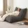 Artiss 3-in-1 Corduroy Bean Bag Chair Convertible Sofa Floor Cushion Memory Foam Filling 11kg Grey 180x140cm