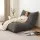Artiss 3-in-1 Corduroy Bean Bag Cover Convertible Floor Cushion Sofa Chair Grey 180x140cm No Filler Extra Large