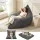 Artiss 3-in-1 Corduroy Bean Bag Cover Convertible Floor Cushion Sofa Chair Grey 180x140cm No Filler Extra Large