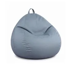 Artiss Outdoor Bean Bag Cover Grey 600D Polyester Splash‑Proof UV‑Resistant Teardrop Chair Cover No Filler