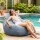 Artiss Outdoor Bean Bag Cover Grey 600D Polyester Splash‑Proof UV‑Resistant Teardrop Chair Cover No Filler