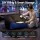 Artiss Gaming Bean Bag Chair Cover 600D Water Resistant Splash Proof with Pockets Cup Holder Blue Black