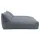Artiss 2-Seater Outdoor Bean Bag Cover Grey 600D Polyester Splash Proof UV Resistant Large L-Shape Sofa Cover
