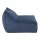 Artiss L-Shaped Corduroy Bean Bag Cover Blue Washable Supportive Structured Seat for Adults Kids No Filler