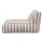 Artiss Outdoor Bean Bag Cover Taupe White Water Resistant 600D Polyester L-Shape 120x60x66cm Comfort