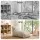 Artiss Outdoor Bean Bag Cover Taupe White Water Resistant 600D Polyester L-Shape 120x60x66cm Comfort