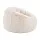 Artiss Beige Faux Fur Bean Bag Cover Large Round 107 x 107 x 81 cm Washable No Filler Storage Seat Sofa