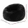 Artiss Large Faux Fur Bean Bag Cover 107cm Round Black Washable No Filler Soft Plush Seating Option for Home