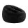 Artiss Large Faux Fur Bean Bag Cover 107cm Round Black Washable No Filler Soft Plush Seating Option for Home