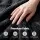 Artiss Large Faux Fur Bean Bag Cover 107cm Round Black Washable No Filler Soft Plush Seating Option for Home