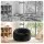 Artiss Large Faux Fur Bean Bag Cover 107cm Round Black Washable No Filler Soft Plush Seating Option for Home