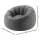 Artiss Grey Faux Fur Bean Bag Cover 107cm Round Large Washable Soft Lounge Seat Cover No Filler Included