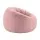 Artiss Large Faux Fur Bean Bag Cover 107x107x81cm Round Washable Plush Pink No Filler Included Option