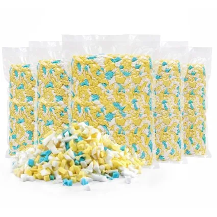 Artiss 25lbs 11kg Shredded Memory Foam Filler High Density Bean Bag Cushion Pillow Stuffing 5 Packs (2.2kg)
