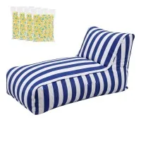Artiss Outdoor Bean Bag Chair with Shredded Memory Foam Water Resistant 600D Polyester Ergonomic L‑Shape