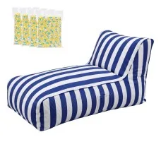 Artiss Outdoor Bean Bag Chair with Shredded Memory Foam Water Resistant 600D Polyester Ergonomic L‑Shape